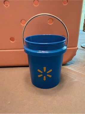 Walmart Mini Bucket with Yellow Logo